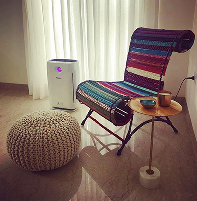 Athena Chair at Clinets Home by Sahil & Sarthak